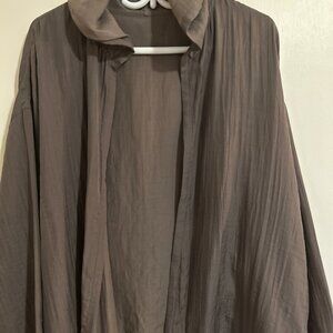 Liz Claiborne Cotton/Silk jacket - Hooded